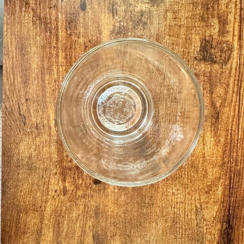 Crown Royal Embossed Rocks Glass Lowball Tumbler Clear Heavy Base - Picture 5 of 6